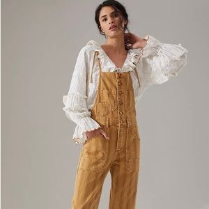 Anthropologie Pilcro Painter Denim Overall 27
